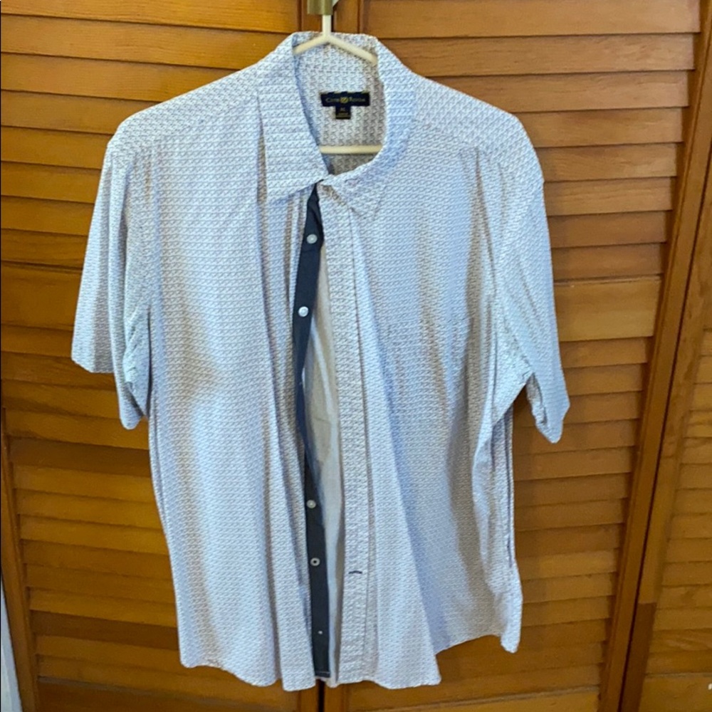 Club room by Macy’s short sleeve button down XL
